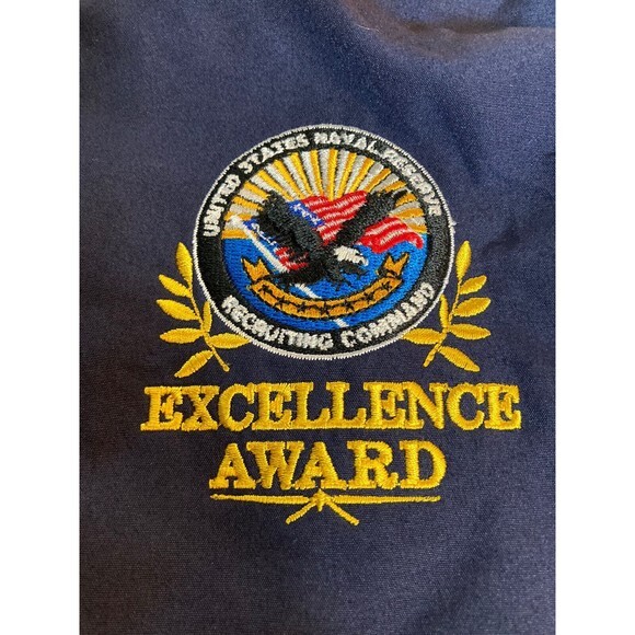 United States Navy Naval Reserve Recruiting Excellence Award L Jacket NEW KOBE‎ - Picture 2 of 9
